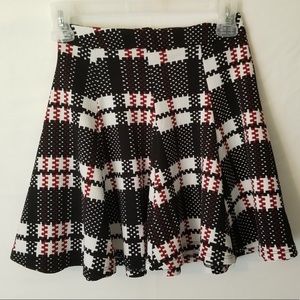 53 Lush plaid mini skirt.  "School girl" look XS